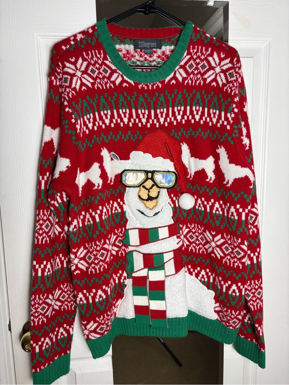 Holiday Ugly Christmas Sweater Size L